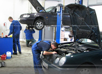 Installation de batterie de voiture